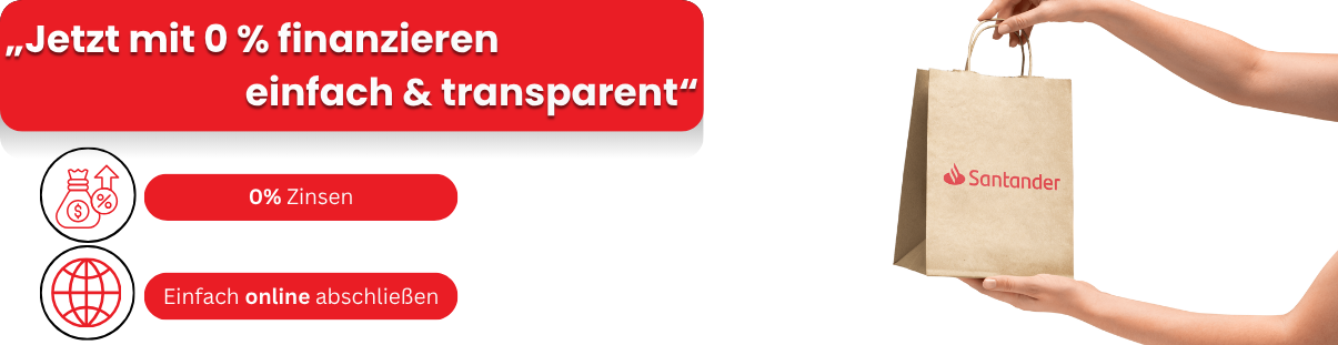 Santander Finanzierung bei Elektrokoeck - 0 Prozent Finanzierung